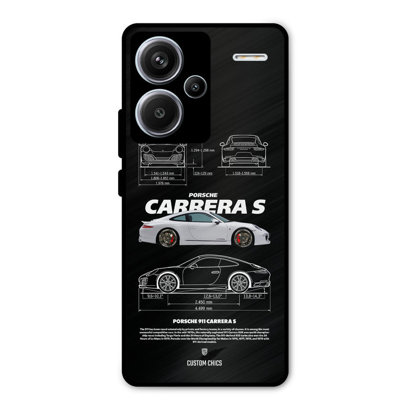 Grey Carrera Redmi Note 13 Pro Plus Mobile Back Cover - Car&Bike PrintShield Case