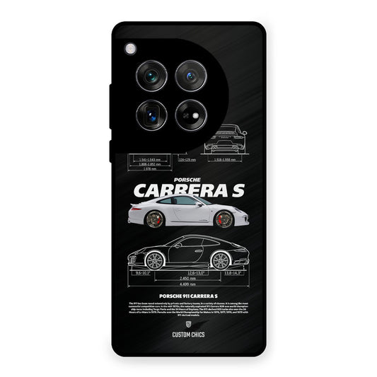 Grey Carrera OnePlus 12 Mobile Back Cover - Car&Bike PrintShield Case