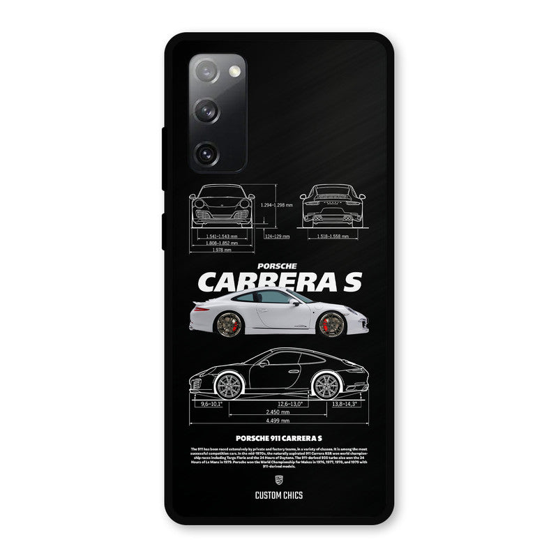 Grey Carrera Samsung Galaxy S20 FE 5G Mobile Back Cover - Car&Bike PrintShield Case