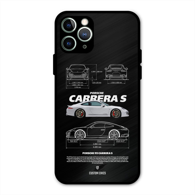 Grey Carrera iPhone 11 Pro Max Mobile Back Cover - Car&Bike PrintShield Case