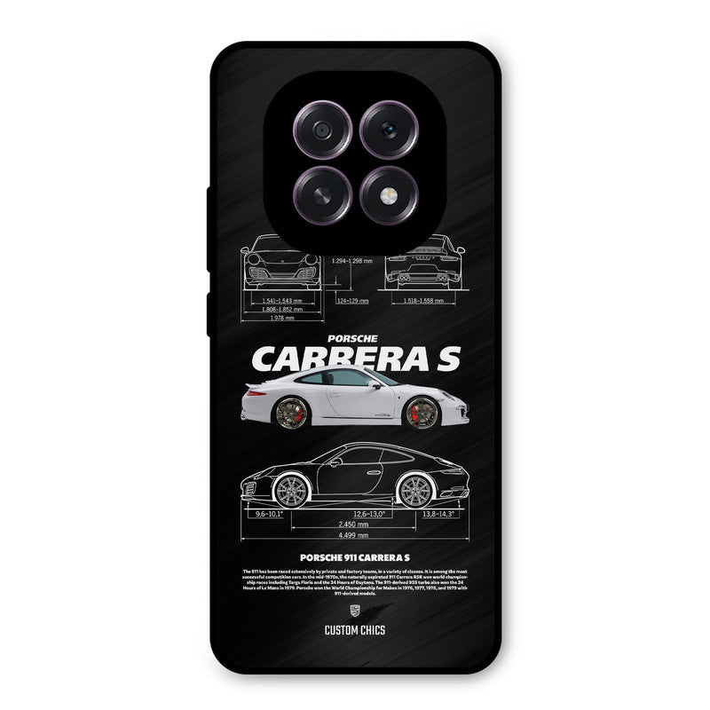 Grey Carrera Oppo F29 Mobile Back Cover - Car&Bike PrintShield Case