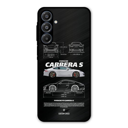 Grey Carrera Samsung Galaxy A16 5G Mobile Back Cover - Car&Bike PrintShield Case