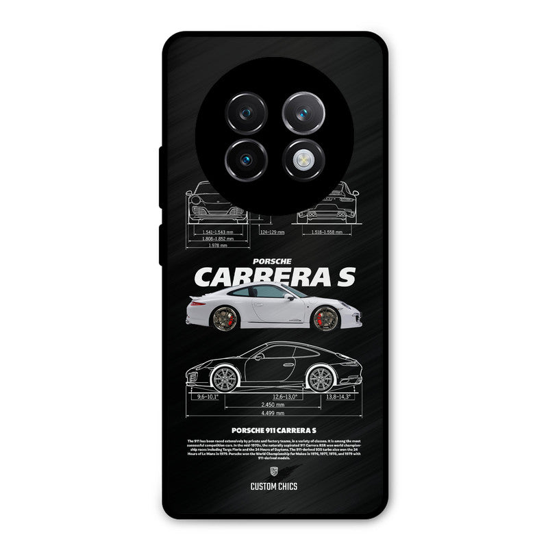 Grey Carrera Realme 13 Plus Mobile Back Cover - Car&Bike PrintShield Case