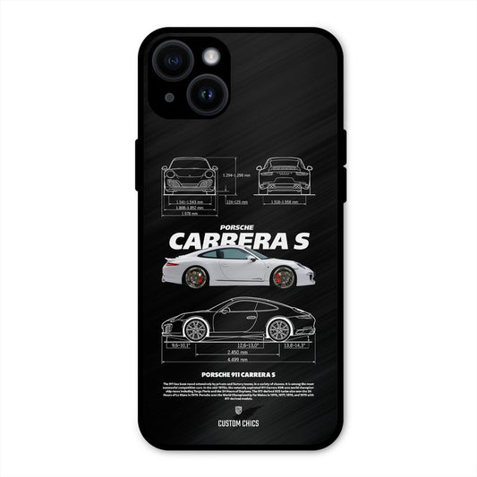 Grey Carrera iPhone 14 Plus Mobile Back Cover - Car&Bike PrintShield Case