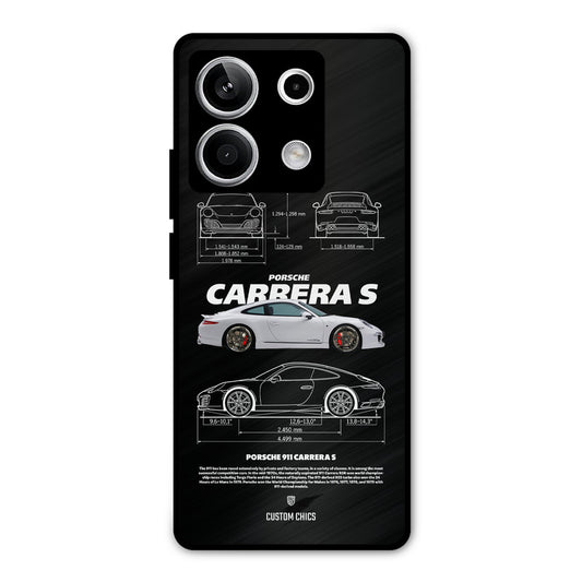 Grey Carrera Redmi Note 13 5G Mobile Back Cover - Car&Bike PrintShield Case