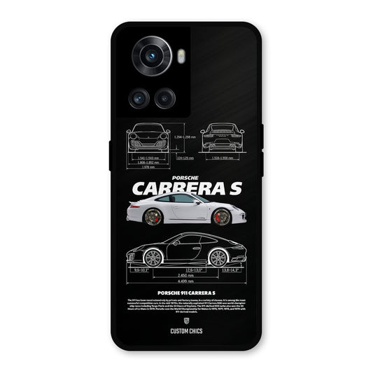 Grey Carrera OnePlus 10R Mobile Back Cover - Car&Bike PrintShield Case