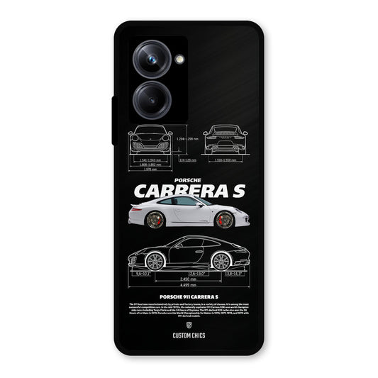 Grey Carrera Realme 10 Pro Mobile Back Cover - Car&Bike PrintShield Case