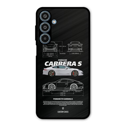 Grey Carrera Samsung Galaxy M35 5G Mobile Back Cover - Car&Bike PrintShield Case
