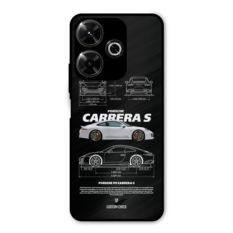 Grey Carrera Redmi 13 5G Mobile Back Cover - Car&Bike PrintShield Case