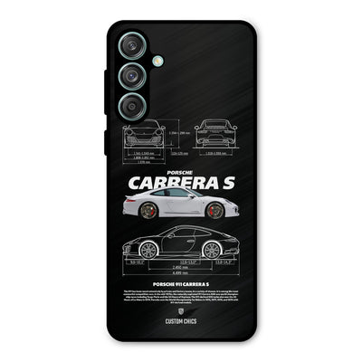 Grey Carrera Samsung Galaxy M55 5G Mobile Back Cover - Car&Bike PrintShield Case