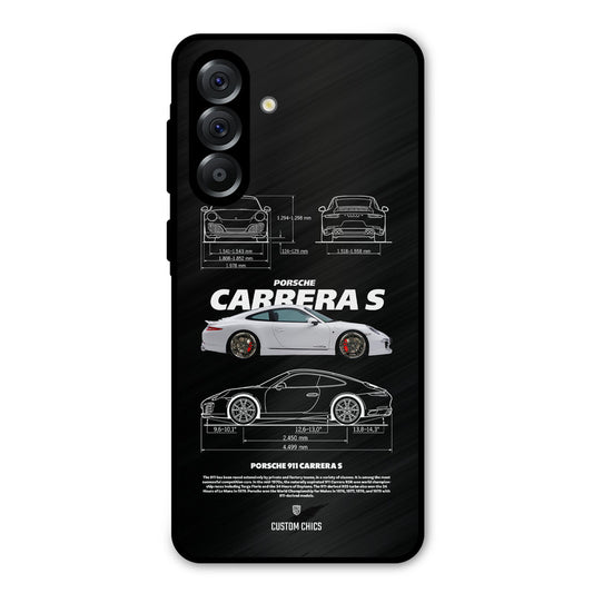 Grey Carrera Samsung Galaxy A36 Mobile Back Cover - Car&Bike PrintShield Case
