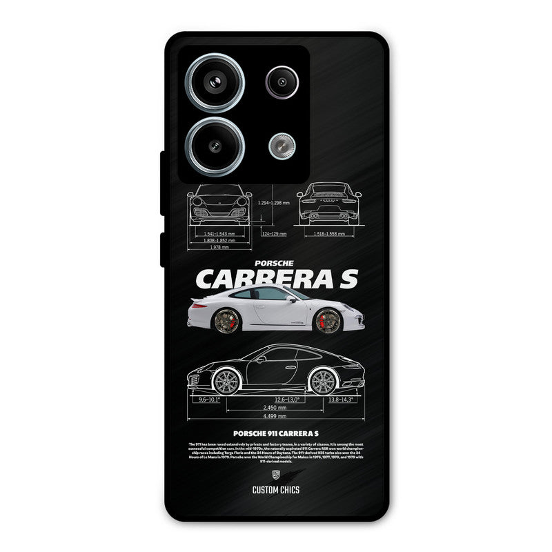 Grey Carrera Redmi Note 13 Pro 5G Mobile Back Cover - Car&Bike PrintShield Case