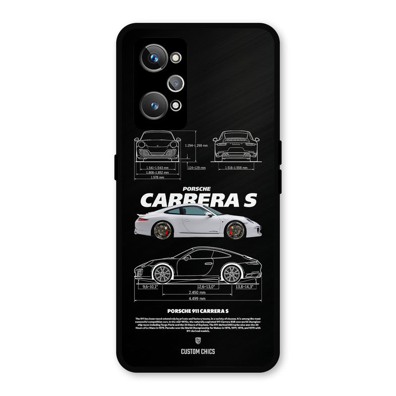 Grey Carrera Realme GT Neo 2 Mobile Back Cover - Car&Bike PrintShield Case