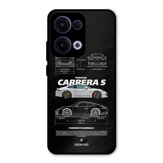 Grey Carrera Oppo Reno 13 5G Mobile Back Cover - Car&Bike PrintShield Case