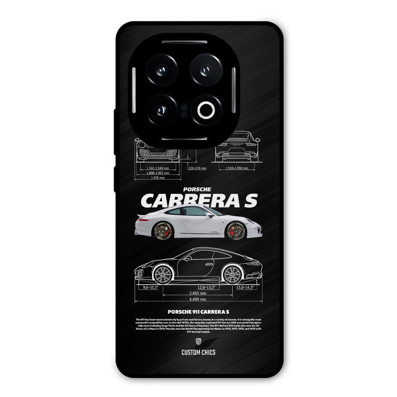 Grey Carrera iQOO 13 Mobile Back Cover - Car&Bike PrintShield Case