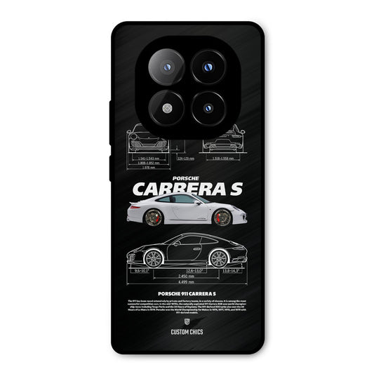Grey Carrera Redmi Note 14 Pro Plus 5G Mobile Back Cover - Car&Bike PrintShield Case