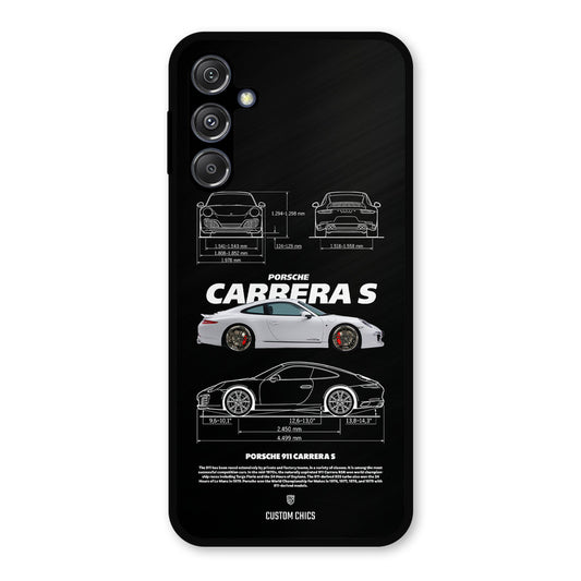 Grey Carrera Samsung Galaxy M34 5G Mobile Back Cover - Car&Bike PrintShield Case