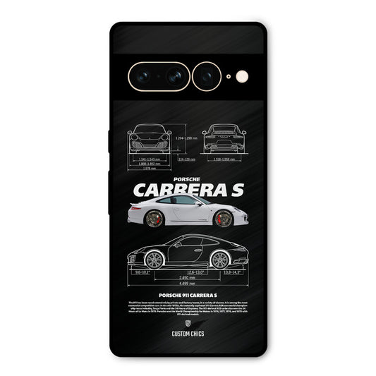 Grey Carrera Google Pixel 7 Pro Mobile Back Cover - Car&Bike PrintShield Case
