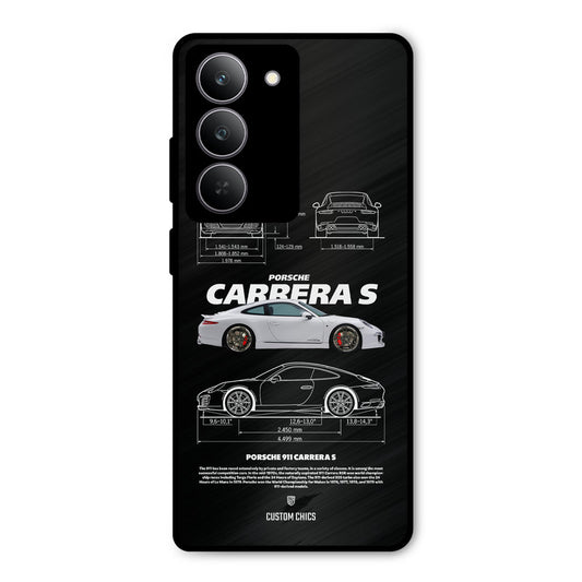 Grey Carrera Realme 14x Mobile Back Cover - Car&Bike PrintShield Case