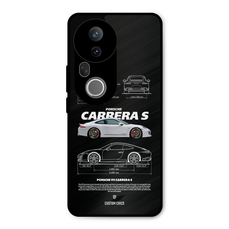 Grey Carrera Vivo T4 Ultra Mobile Back Cover - Car&Bike PrintShield Case