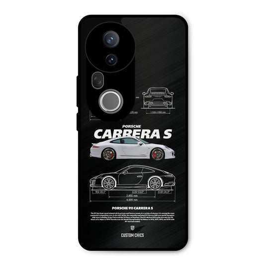 Grey Carrera Vivo T4 Ultra Mobile Back Cover - Car&Bike PrintShield Case