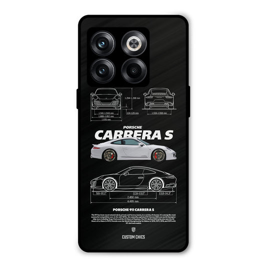 Grey Carrera Oneplus 10T Mobile Back Cover - Car&Bike PrintShield Case