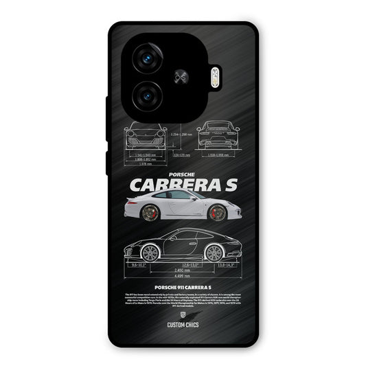 Grey Carrera iQoo Z9 Turbo Mobile Back Cover - Car&Bike PrintShield Case