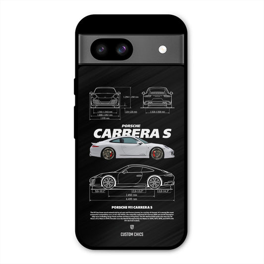 Grey Carrera Google Pixel 8a Mobile Back Cover - Car&Bike PrintShield Case