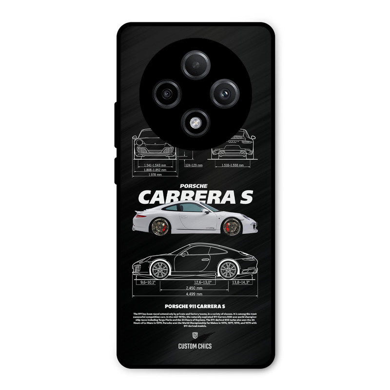 Grey Carrera Oppo F27 Pro Plus 5G Mobile Back Cover - Car&Bike PrintShield Case