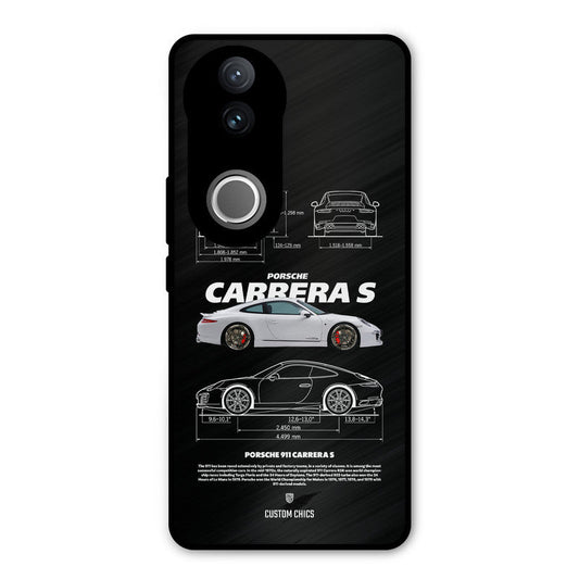 Grey Carrera iQOO Z10R Mobile Back Cover - Car&Bike PrintShield Case