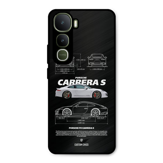 Grey Carrera Vivo Y400 Mobile Back Cover - Car&Bike PrintShield Case