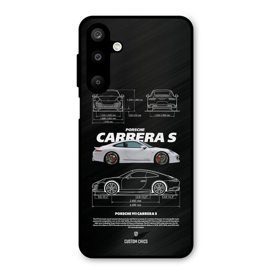 Grey Carrera Samsung Galaxy M16 Mobile Back Cover - Car&Bike PrintShield Case