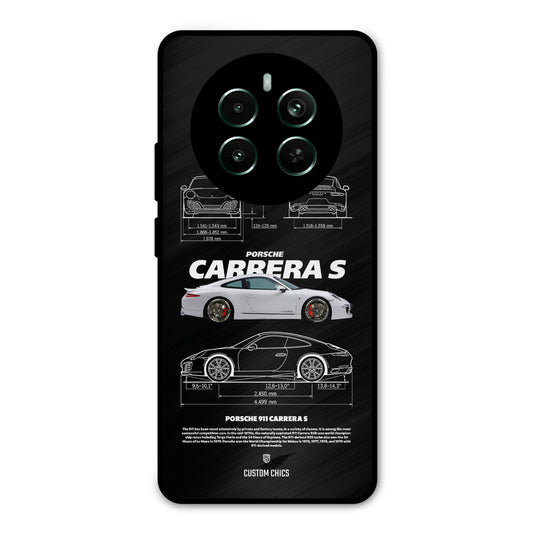 Grey Carrera Realme 12 Plus Mobile Back Cover - Car&Bike PrintShield Case