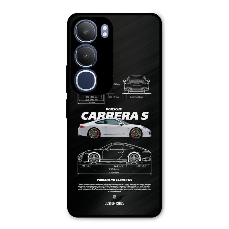 Grey Carrera Vivo Y29 Mobile Back Cover - Car&Bike PrintShield Case