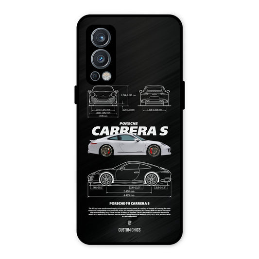 Grey Carrera OnePlus Nord 2 5G Mobile Back Cover - Car&Bike PrintShield Case