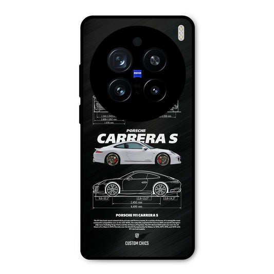 Grey Carrera Vivo X200 Pro Mobile Back Cover - Car&Bike PrintShield Case