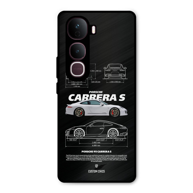 Grey Carrera Vivo Y400 Pro Mobile Back Cover - Car&Bike PrintShield Case