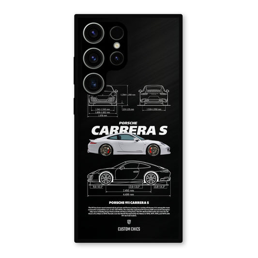 Grey Carrera Samsung Galaxy S23 Ultra Mobile Back Cover - Car&Bike PrintShield Case