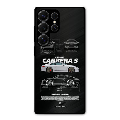 Grey Carrera Samsung Galaxy S25 Ultra Mobile Back Cover - Car&Bike PrintShield Case