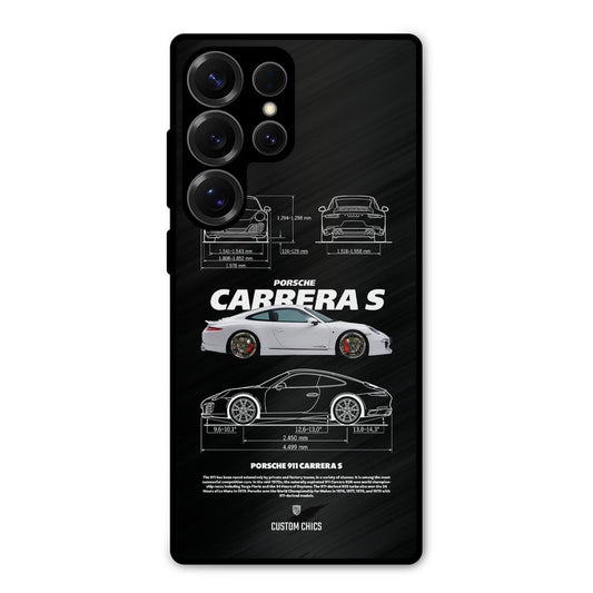 Grey Carrera Samsung Galaxy S25 Ultra Mobile Back Cover - Car&Bike PrintShield Case
