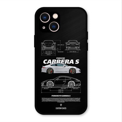 Grey Carrera iPhone 13 Mobile Back Cover - Car&Bike PrintShield Case