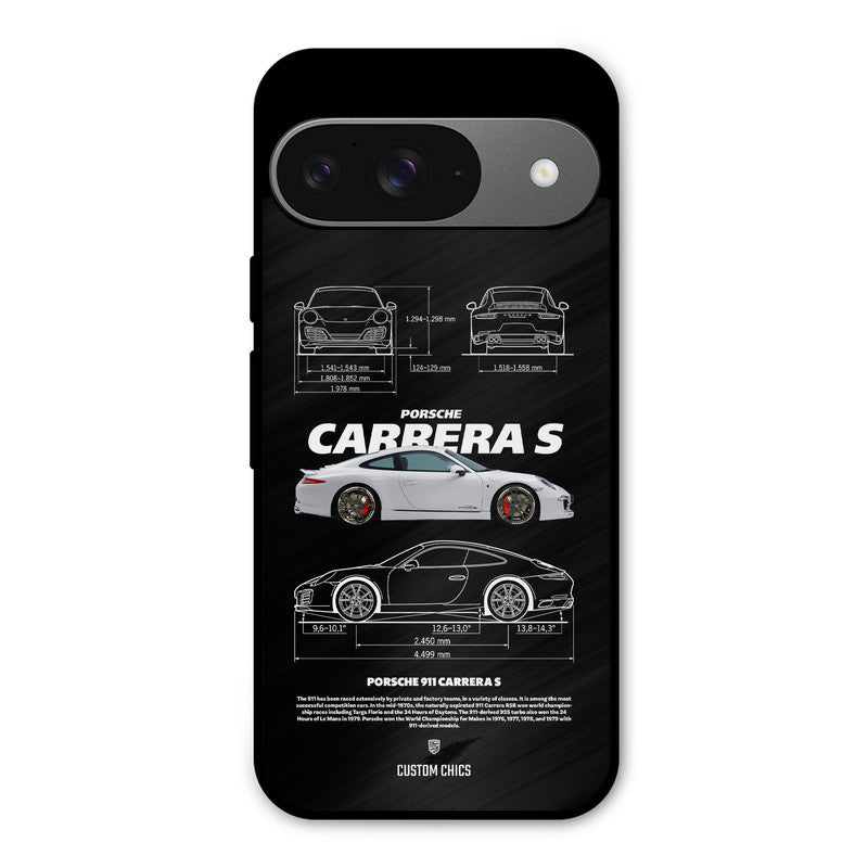 Grey Carrera Google Pixel 9 Mobile Back Cover - Car&Bike PrintShield Case