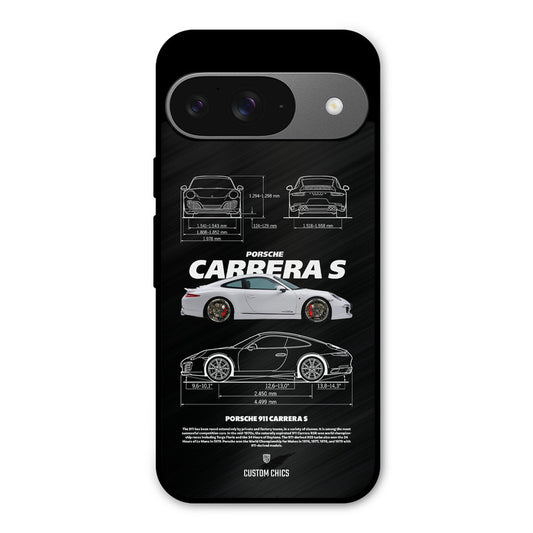 Grey Carrera Google Pixel 9 Mobile Back Cover - Car&Bike PrintShield Case