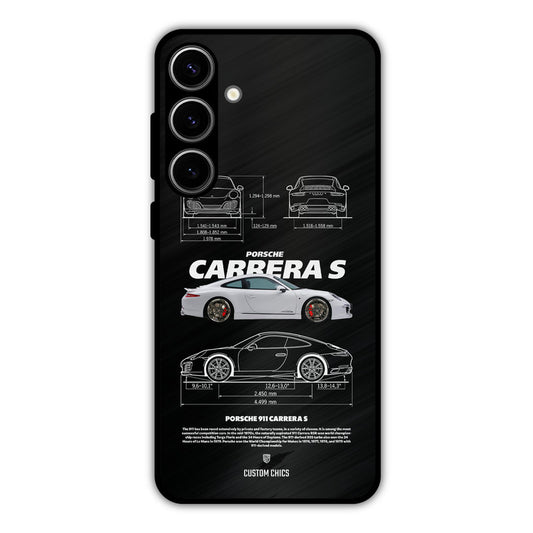 Grey Carrera Samsung Galaxy S24 Plus Mobile Back Cover - Car&Bike PrintShield Case