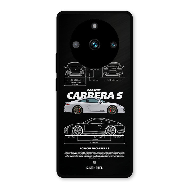 Grey Carrera Realme Narzo 60 Pro Mobile Back Cover - Car&Bike PrintShield Case