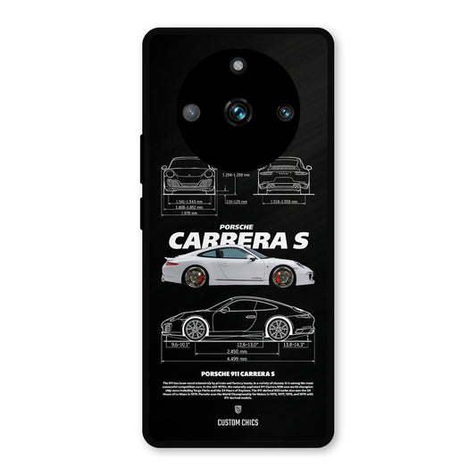 Grey Carrera Realme Narzo 60 Pro Mobile Back Cover - Car&Bike PrintShield Case