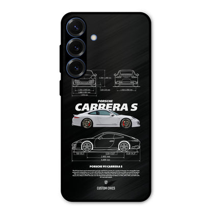 Grey Carrera Samsung Galaxy S25 Mobile Back Cover - Car&Bike PrintShield Case