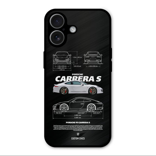 Grey Carrera iPhone 17 Mobile Back Cover - Car&Bike PrintShield Case