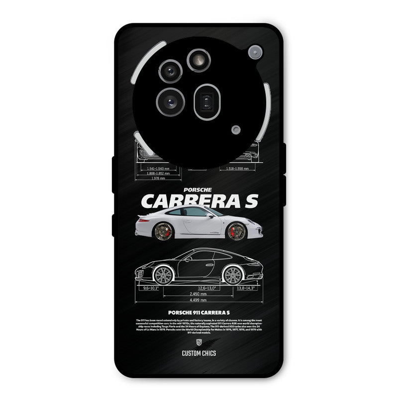 Grey Carrera Nothing Phone 3A Pro Mobile Back Cover - Car&Bike PrintShield Case