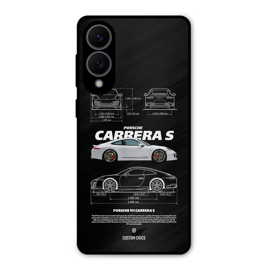 Grey Carrera Samsung Galaxy S25 Edge Mobile Back Cover - Car&Bike PrintShield Case